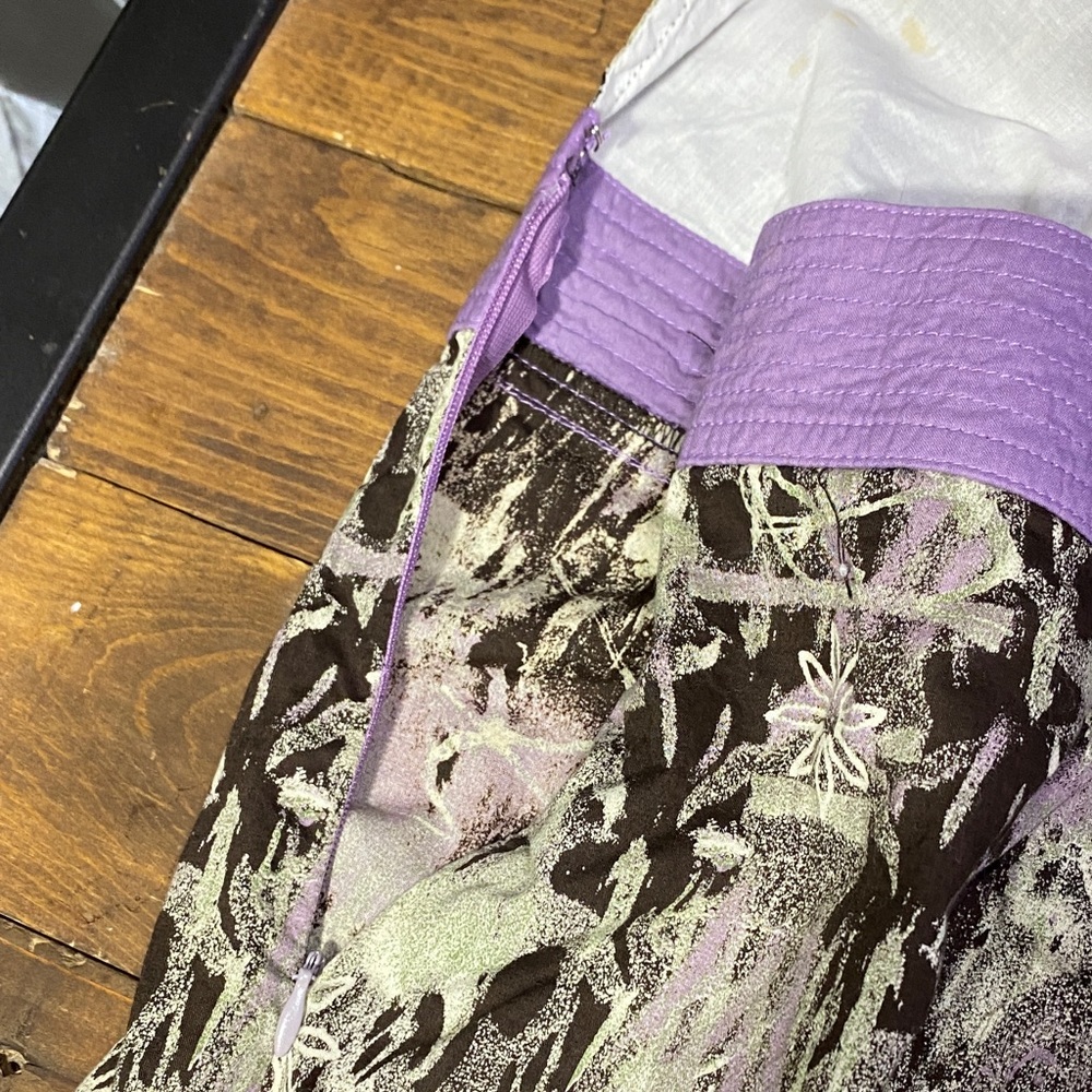 Hurley Strappy Top with Purple and Brown Accents - Juniors Size Large - Picture 7 of 11